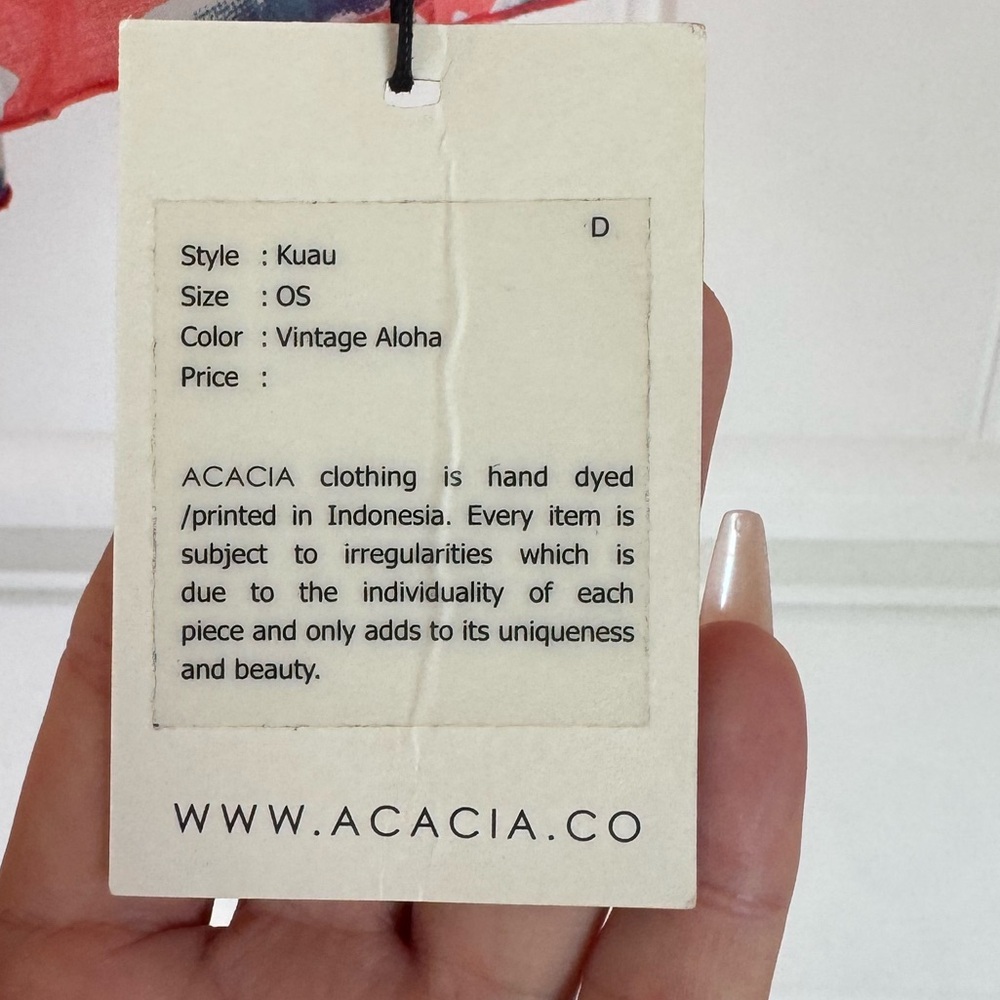 Acacia Swimwear Kuau pareo in Vintage Aloha print - Picture 4 of 4